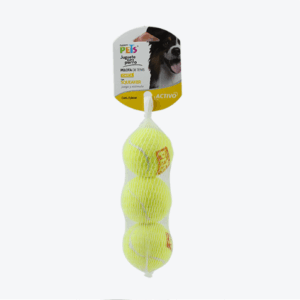 JUGUETE PELOTA CH DE TENIS C/SQUEAKER - 3 PZ