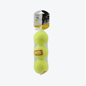 JUGUETE PELOTA MED DE TENIS C/SQUEAKER - 3 PZ