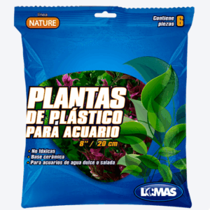 PLANTA P/ACUARIO 20 CM - 6 PZ.