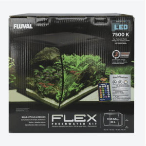 ACUARIO FLUVAL FLEX NEGRO 8.9 GAL (34 Litros)
