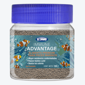 ALIMENTO P/PECES MARINOS CON AJO 140 G