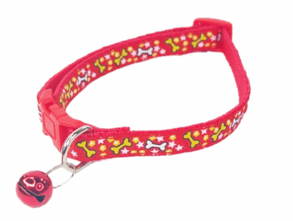 COLLAR PARA GATO CON HUESITOS Y ESTRELLITAS - Image 4