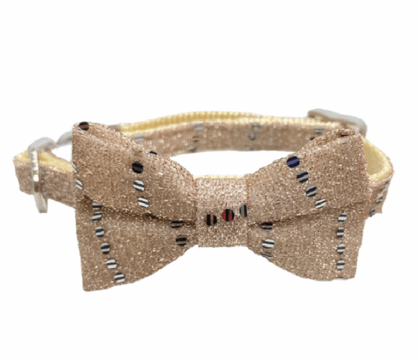 COLLAR PARA MASCOTA CON DISEÑO DE MOÑO - Image 2