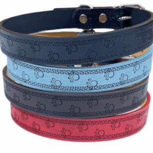 COLLAR PIEL HUELLITAS