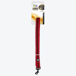 CORREA MED C/ULTRA GRIP Y BANDAS REFLEJANTES ROJO