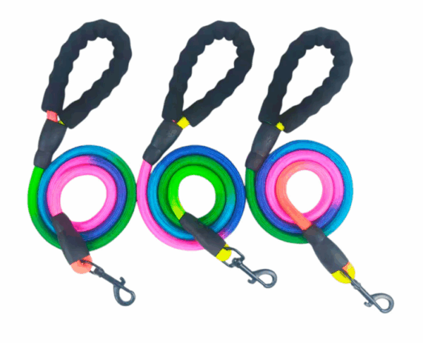 CORREA PARA PERRO MULTICOLOR 120CM