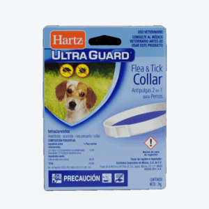 Collar Para Perro Contra Pulgas Y Garrapatas 2 En 1 Grande