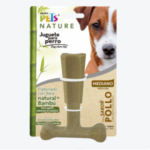 JUGUETE HUESO BAMBU PLUS MED SABOR POLLO
