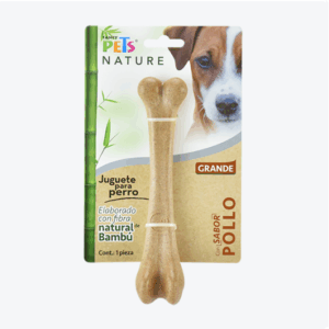 JUGUETE HUESO GDE DE BAMBU SABOR POLLO NATURE