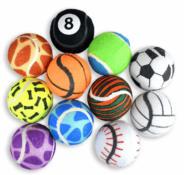 JUGUETE PELOTA DE TENIS C/SQUEAKER