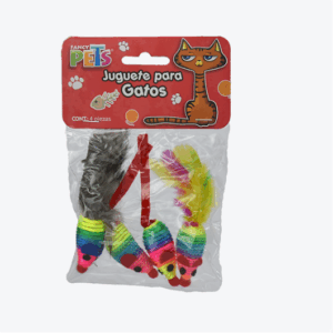 JUGUETE RATON - 4 PZ