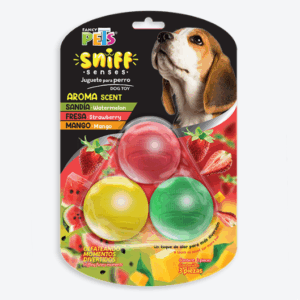 JUGUETE SET DE PELOTAS C/AROMA SNIFF 3 PIEZAS