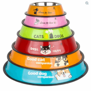 PLATO ANTIDERRAPANTE CON DISEÑOS DE MASCOTAS