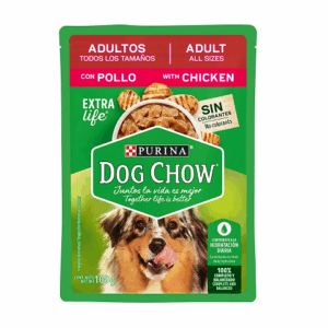 SOBRE DOG CHOW PURINA ADULTOS TODOS LOS TAMAÑOS POLLO