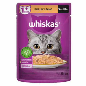 SOBRE GATO WHISKAS PAVO Y POLLO SOUFFLE